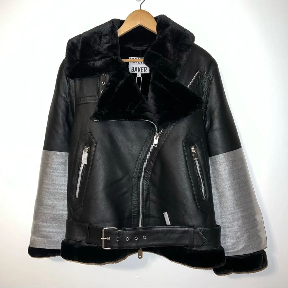 Walter Baker Whitney Leather Jacket - Picture 5 of 16
